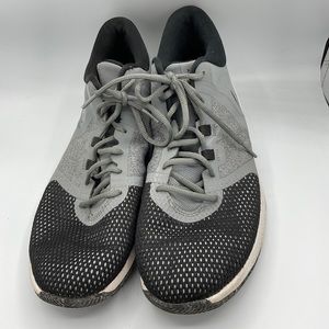 Nike Air Precision 2 Mens Sneakers US 12 Gray Black Basketball Shoes AA7069-011